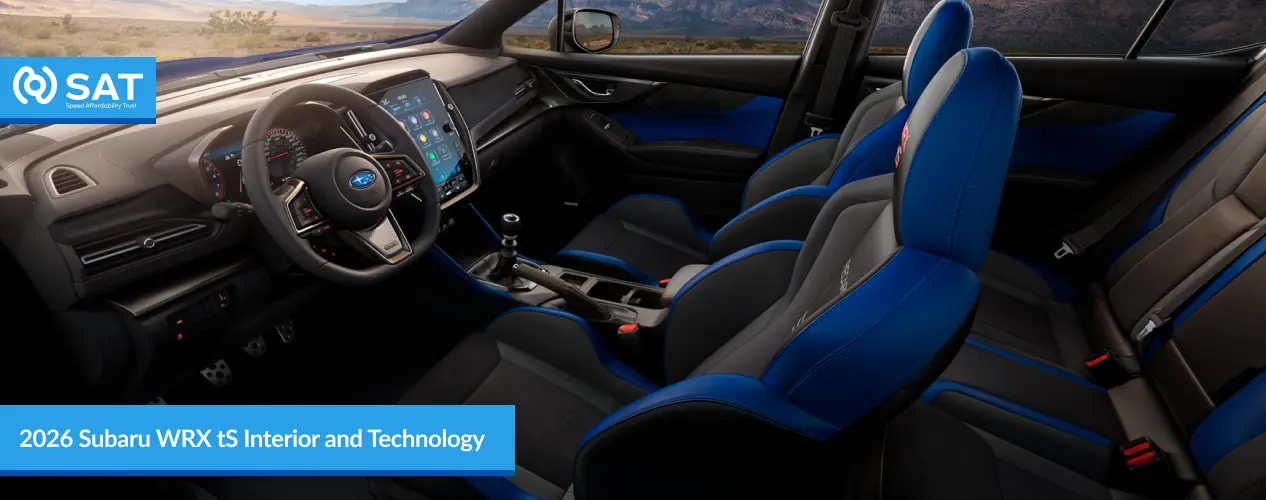 2026 Subaru WRX tS Interior and Technology